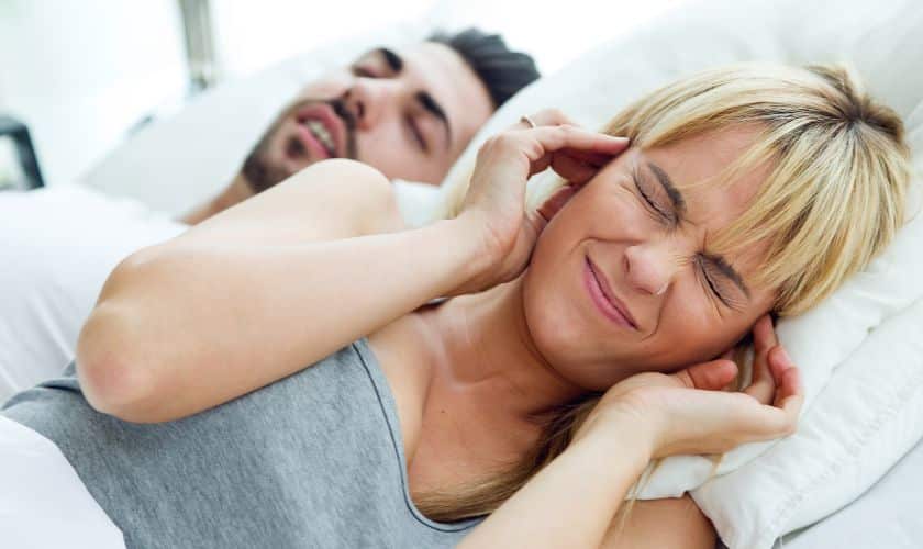 loud snoring causing disturbance during sleep