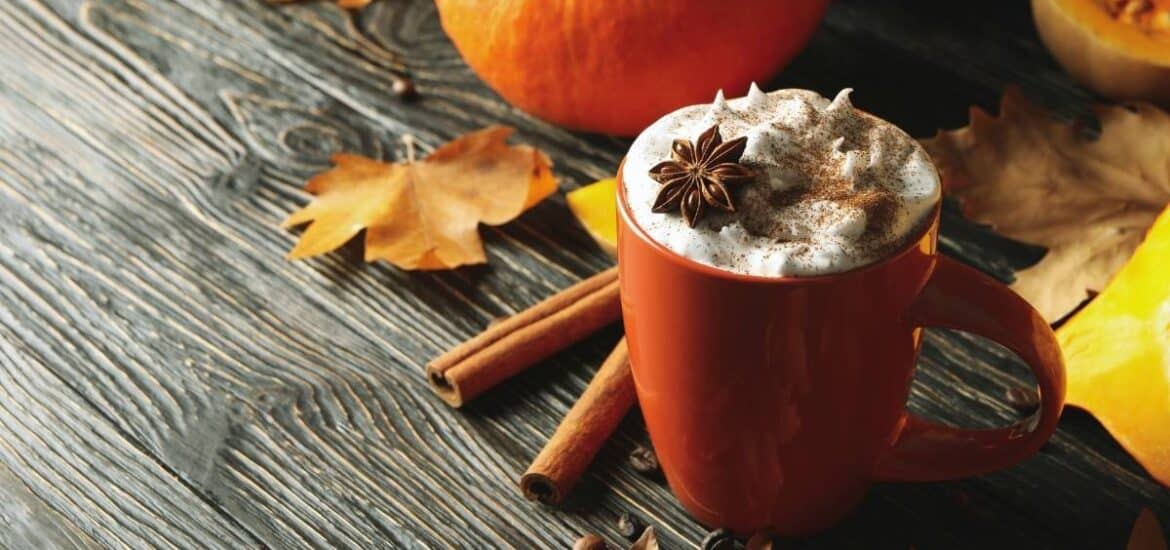 Image of blog focus on fall drinks that can stain teeth